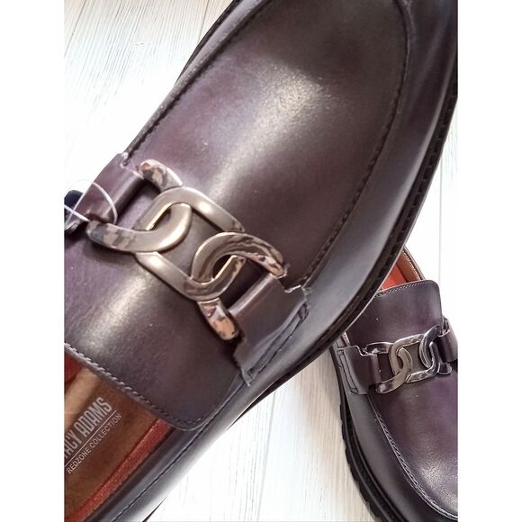 (S-4635) Stacy Adams Mens Hale Moc Toe Bit Slip On Loafers Sz 11 main image 8